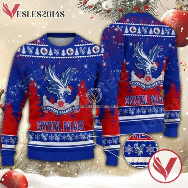 Crystal Palace F.C Sport Ugly Christmas Sweater, Unique Gifts For Fans - Vesles2014aS 1