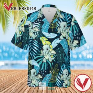 Cthulhu Big Bulba Tropical Casual Hawaiian Shirt, Best Gifts For Summer Vesles2014S 1