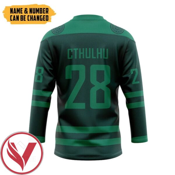 Cthulhu Miskatonic Ver 2 Custom Name Custom Number Hockey Jersey, Trending Gifts For Fans - Vesles2014s 1