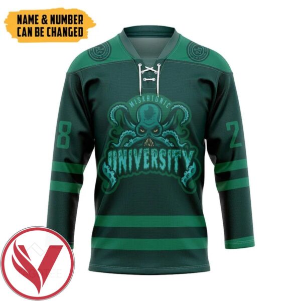Cthulhu Miskatonic Ver 2 Custom Name Custom Number Hockey Jersey, Trending Gifts For Fans - Vesles2014s