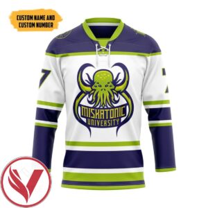 Cthulhu Miskatonic Ver 3 Custom Name Custom Number Hockey Jersey, Trending Gifts For Fans - Vesles2014s 1