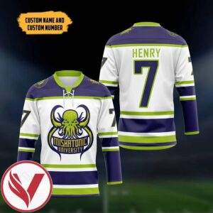 Cthulhu Miskatonic Ver 3 Custom Name Custom Number Hockey Jersey, Trending Gifts For Fans - Vesles2014s