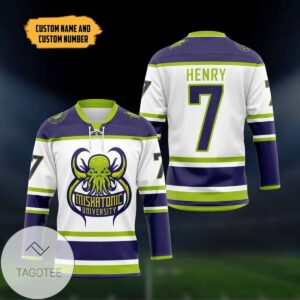 Cthulhu Miskatonic Ver 3 Custom Name Custom Number Hockey Jersey, Trending Gifts For Fans - Vesles2014s 4