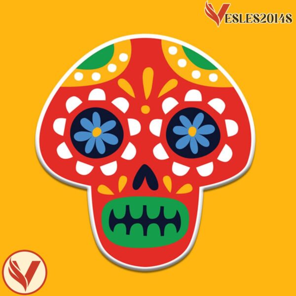 Cultural Icons Ugly Sweater Pattern Dia De Los Muertos Jersey - Vesles2014S 5