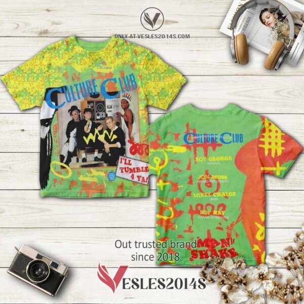 Culture Club Band Ill Tumble 4 Ya Album 3D T-Shirt, Perfect Gifts For Music Lovers - Vesles2014S