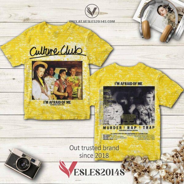 Culture Club Im afraid of me Album 3D Shirt, Perfect Gifts For Music Lovers - Vesles2014S