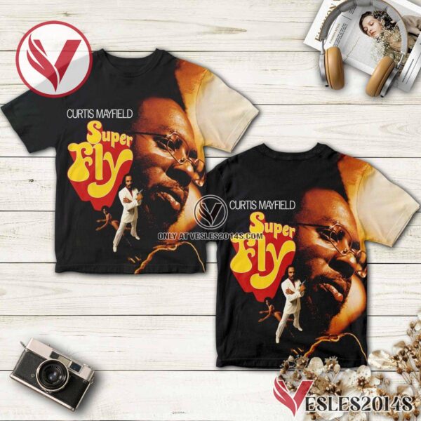 Curtis Mayfield Superfly Album Cover Shirt, Unique Gifts For Music Lovers - Vesles2014S
