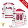Custom Atlanta Braves Full Printing Hockey Jersey, Trending Gifts For Fans - Vesles2014s