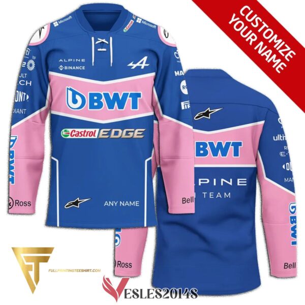Custom BWT Castrol Edge Racing Team Full Printing Hockey Jersey, Trending Gifts For Fans - Vesles2014s
