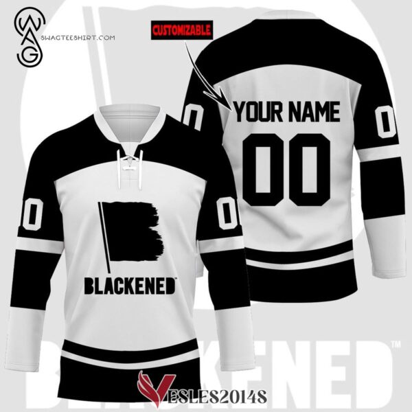 Custom Blackened Whiskey Full Print Hockey Jersey, Trending Gifts For Fans - Vesles2014s