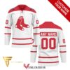 Custom Boston Red Sox Full Printing Hockey Jersey, Trending Gifts For Fans - Vesles2014s