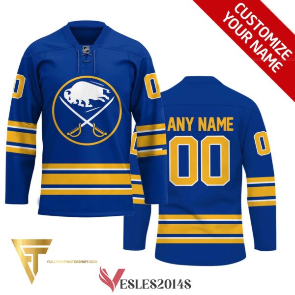 Custom Buffalo Sabres Full Printing Hockey Jersey, Trending Gifts For Fans - Vesles2014s