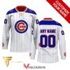 Custom Chicago Cubs Full Printing Hockey Jersey, Trending Gifts For Fans - Vesles2014s