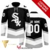 Custom Chicago White Sox Full Printing Hockey Jersey, Trending Gifts For Fans - Vesles2014s
