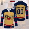Custom Coors Banquet Beer Full Print Hockey Jersey, Trending Gifts For Fans - Vesles2014s