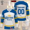 Custom Corona Extra Beer Full Print Hockey Jersey, Trending Gifts For Fans - Vesles2014s