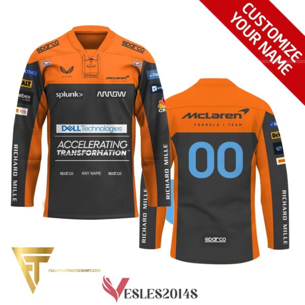 Custom Dell Technologies Racing Team Full Printing Hockey Jersey, Trending Gifts For Fans - Vesles2014s