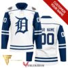 Custom Detroit Tigers Full Printing Hockey Jersey, Trending Gifts For Fans - Vesles2014s