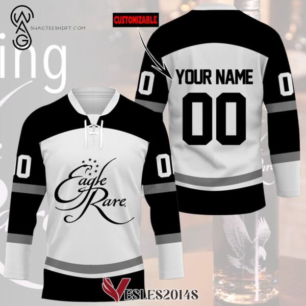 Custom Eagle Rare Bourbon Full Print Hockey Jersey, Trending Gifts For Fans - Vesles2014s