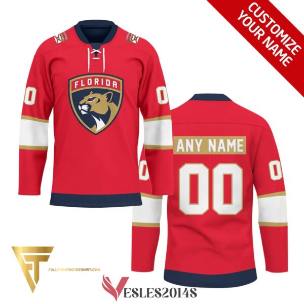 Custom Florida Panthers Hockey Team Full Printing Hockey Jersey, Trending Gifts For Fans - Vesles2014s