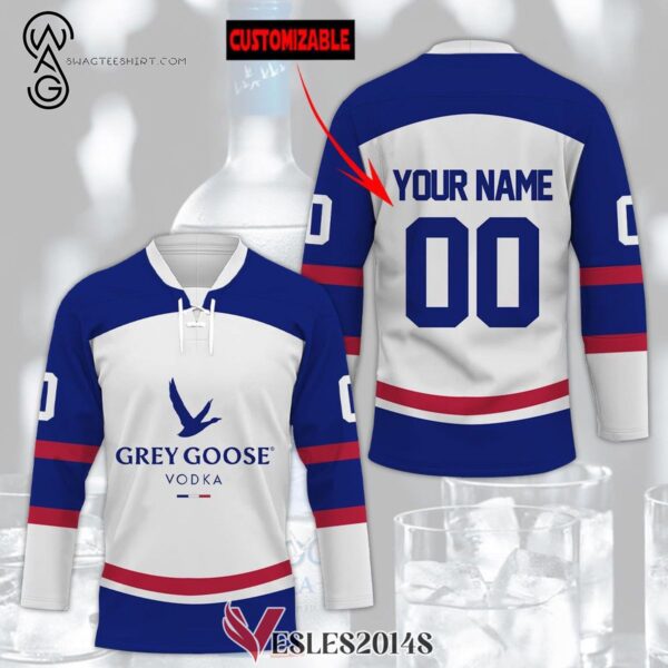 Custom Grey Goose Vodka Full Print Hockey Jersey, Trending Gifts For Fans - Vesles2014s