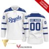 Custom Kansas City Royals Full Printing Hockey Jersey, Trending Gifts For Fans - Vesles2014s