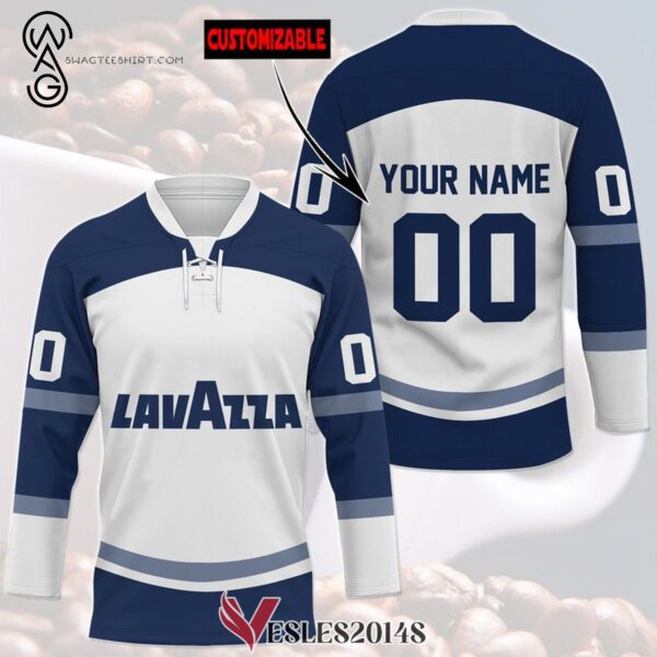 Custom Lavazza Full Print Hockey Jersey, Trending Gifts For Fans - Vesles2014s