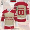 Custom Maker's Mark Bourbon Whisky Full Print Hockey Jersey, Trending Gifts For Fans - Vesles2014s