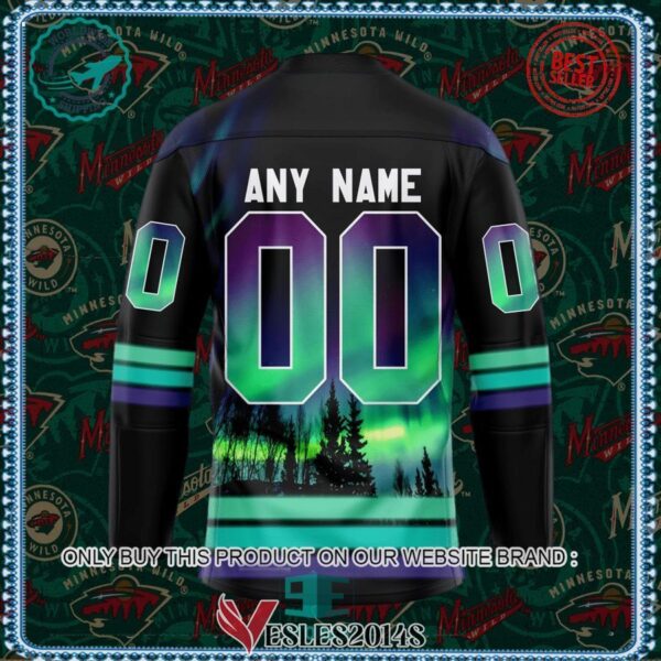 Custom Minnesota Wild Northern Light Hockey Jersey, Trending Gifts For Fans - Vesles2014s 2