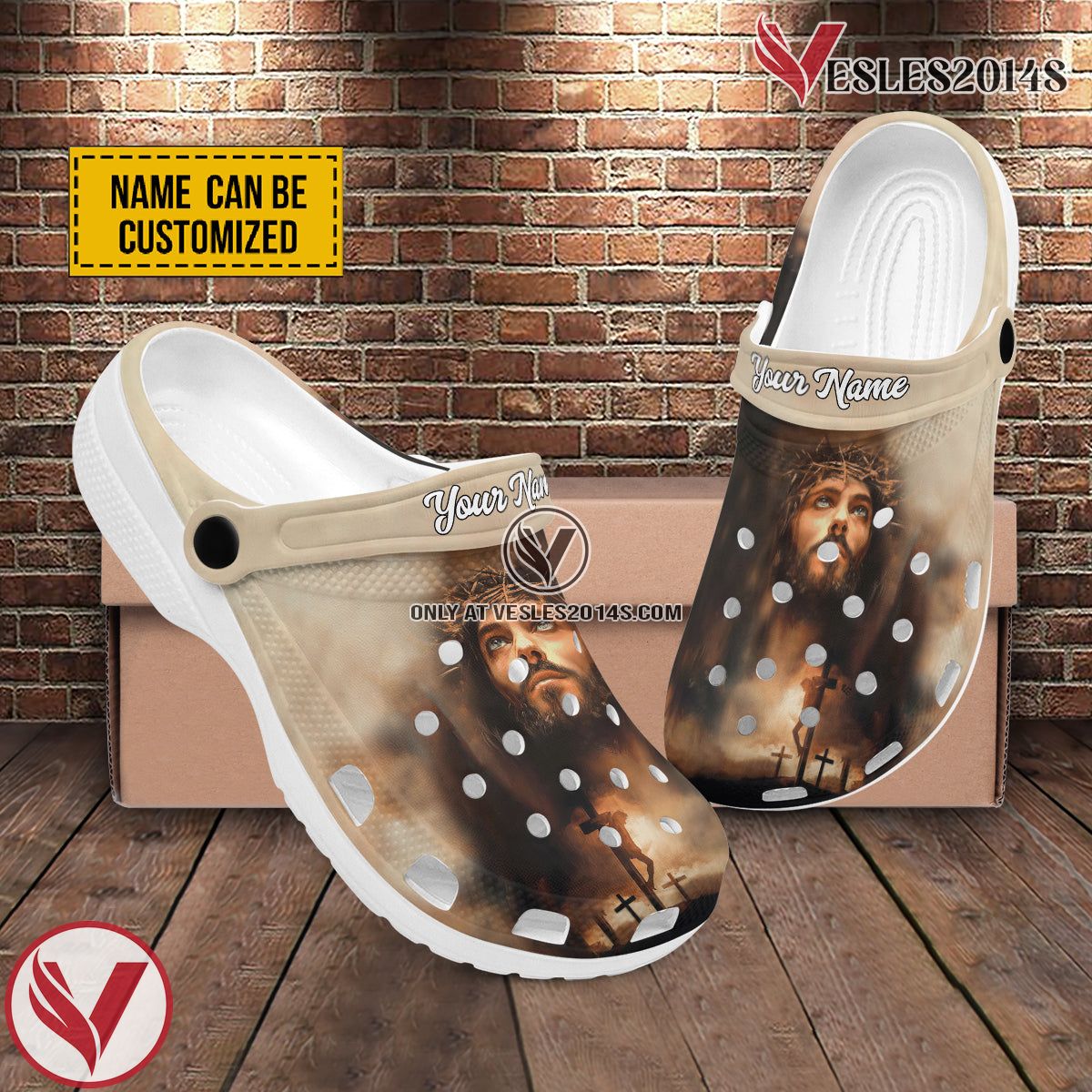 Custom Name Jesus Christ God Crocs Crocband Clogs Shoes Comfortable For Men Women and Kids Gift For Jesus Lovers, Unique Gift From Vesles2014S 3