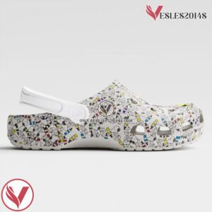 Custom Name Peanuts Snoopy White Clogs Shoes, Unique Gift From  Vesles2014S