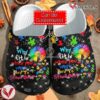 Custom Personalized Puzzle Flower Autism Awareness Clog Shoes, Unique Gift From  Vesles2014S