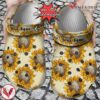 Custom Personalized Sunflower Hand Drawn Pattern Clog Shoes, Unique Gift From  Vesles2014S