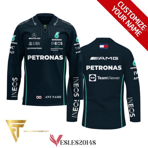 Custom Petronas Racing Team Full Printing Hockey Jersey, Trending Gifts For Fans - Vesles2014s