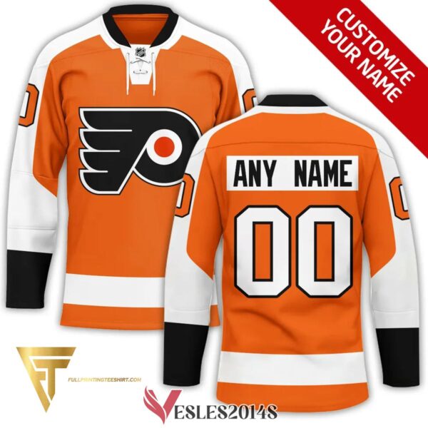 Custom Philadelphia Flyers Full Printing Hockey Jersey, Trending Gifts For Fans - Vesles2014s