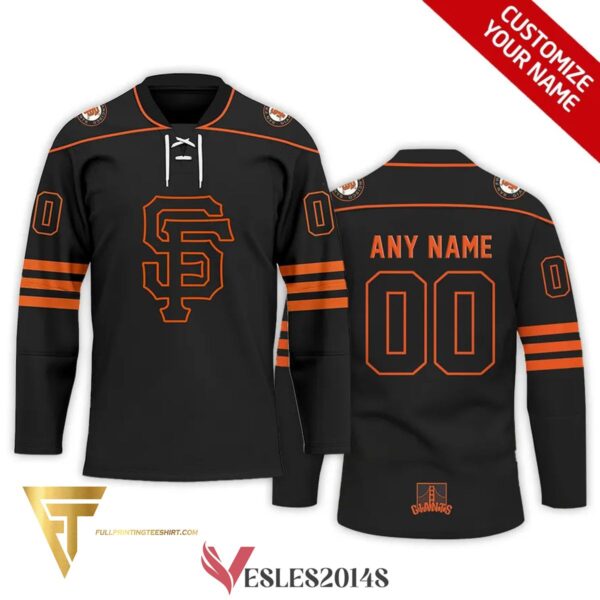 Custom San Francisco Giants Full Printing Hockey Jersey, Trending Gifts For Fans - Vesles2014s