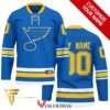 Custom St Louis Blues Full Printing Hockey Jersey, Trending Gifts For Fans - Vesles2014s