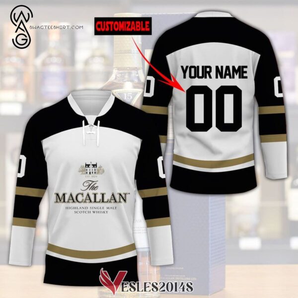 Custom The Macallan Whisky Full Print Hockey Jersey, Trending Gifts For Fans - Vesles2014s