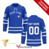 Custom Toronto Blue Jays Baseball Team Full Printing Hockey Jersey, Trending Gifts For Fans - Vesles2014s