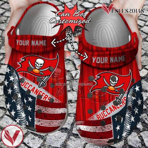 Custom US Flag TB Buccaneers New Clog Shoes, Unique Gift From  Vesles2014S