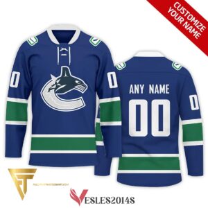 Custom Vancouver Canucks Hockey Team Full Printing Hockey Jersey, Trending Gifts For Fans - Vesles2014s