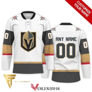 Custom Vegas Golden Knights Full Printing Hockey Jersey, Trending Gifts For Fans - Vesles2014s