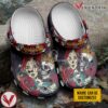 Customized Couple Skull Art Crocs Crocband Clogs Shoes Comfortable For Men Women and Kids, Unique Gift From Vesles2014S