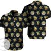 Cute Baby Yoda Galaxy Button Star Wars Movie For Men And Women Graphic Print Short Sleeve Hawaiian Casual Shirt Vesles2014S