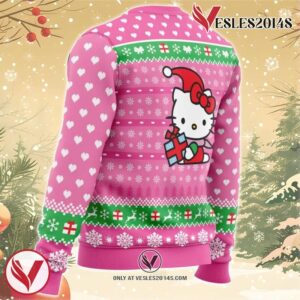 Cute Christmas Hello Kitty Ugly Christmas Sweater, Unique Christmas Gift For Fans - Vesles2014S 2