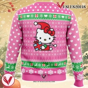 Cute Christmas Hello Kitty Ugly Christmas Sweater, Unique Christmas Gift For Fans - Vesles2014S 3