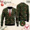 Cute Christmas Seamless Pattern Ugly Sweater, Unique Winter Outfits For Fans - Vesles2014S  1