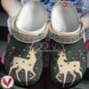 Cute Deer Playing With Bird Shoes Crocbland Clog Birthday Gifts, Unique Gift From  Vesles2014S