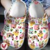 Cute Sloth Hang In From The Donut Art Shoes Crocbland Clog Gift For Girl, Unique Gift From  Vesles2014S