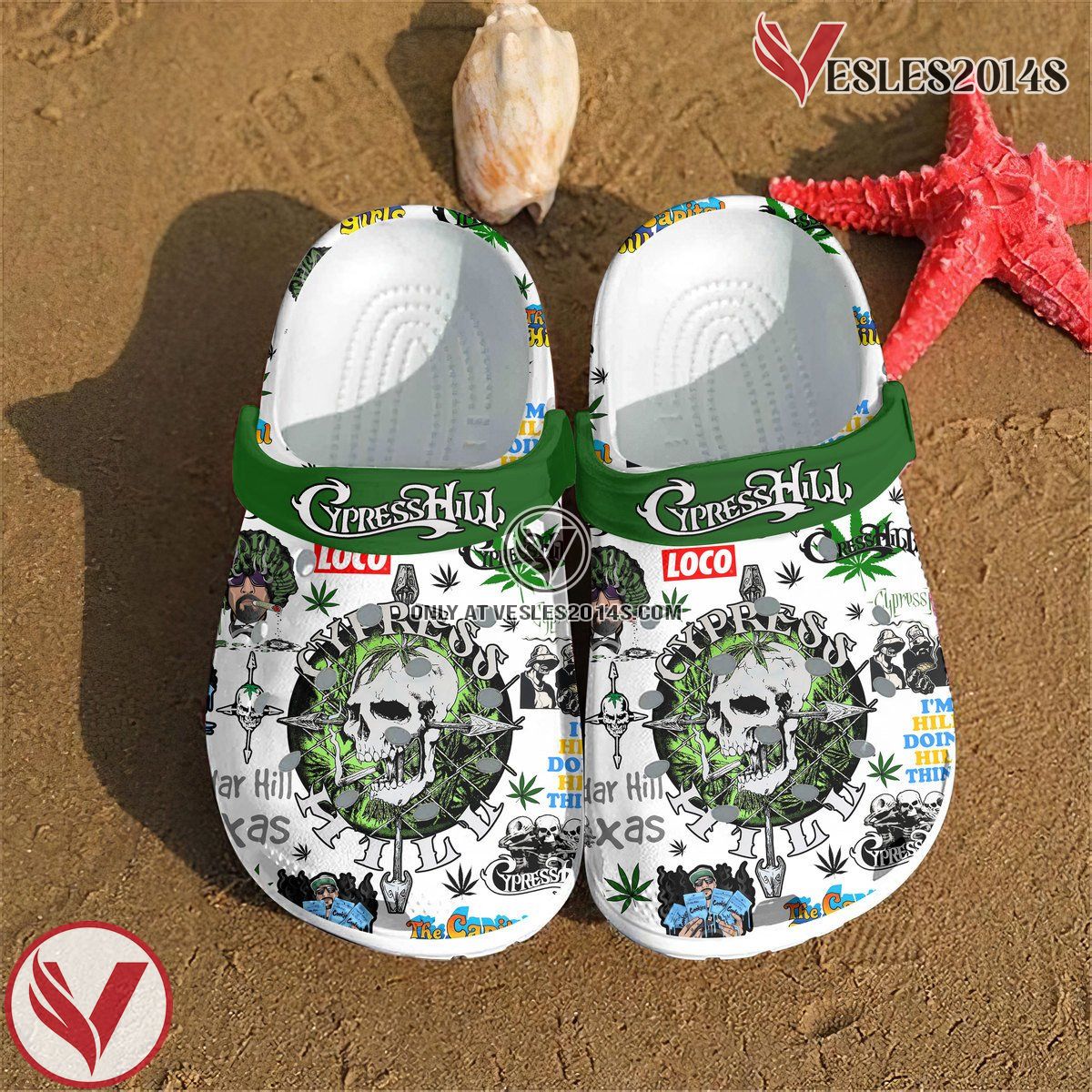 Cypress Hill Crocs Crocband Clogs Shoes Comfortable For Men Women and Kids, Unique Gift From Vesles2014S